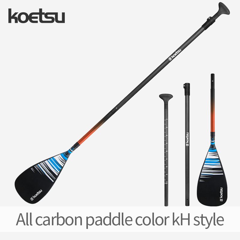 Kayak Paddle Carbon - KOETSU カーボンファイバーパドル SUP インフレータブルサーフィンパドルボードポータブル大型パドルサイズ調整可能