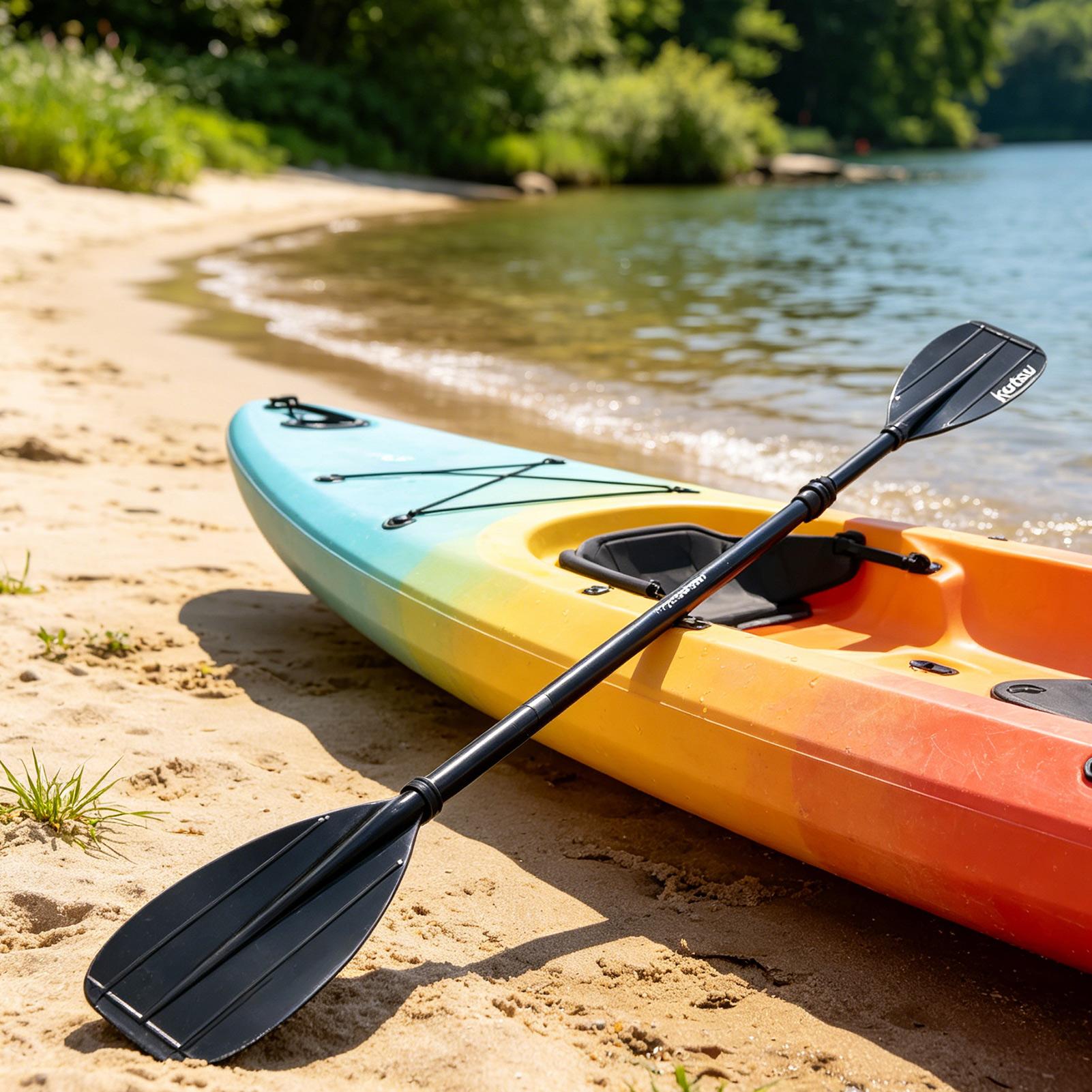 カーボンファイバーパドル 2 セクション軽量ダブルヘッドパド - Kayak Paddle Carbon のレビューと価格