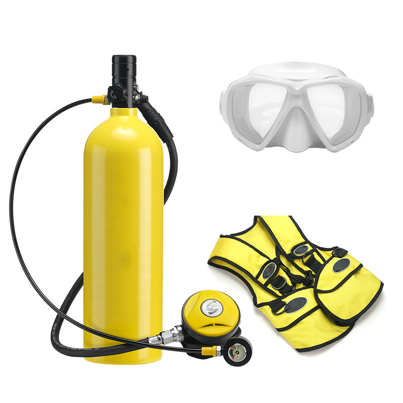 スキューバタンクキット ポータブル 2L ミニダイビングタン - Underwater Flashlight のレビューと価格