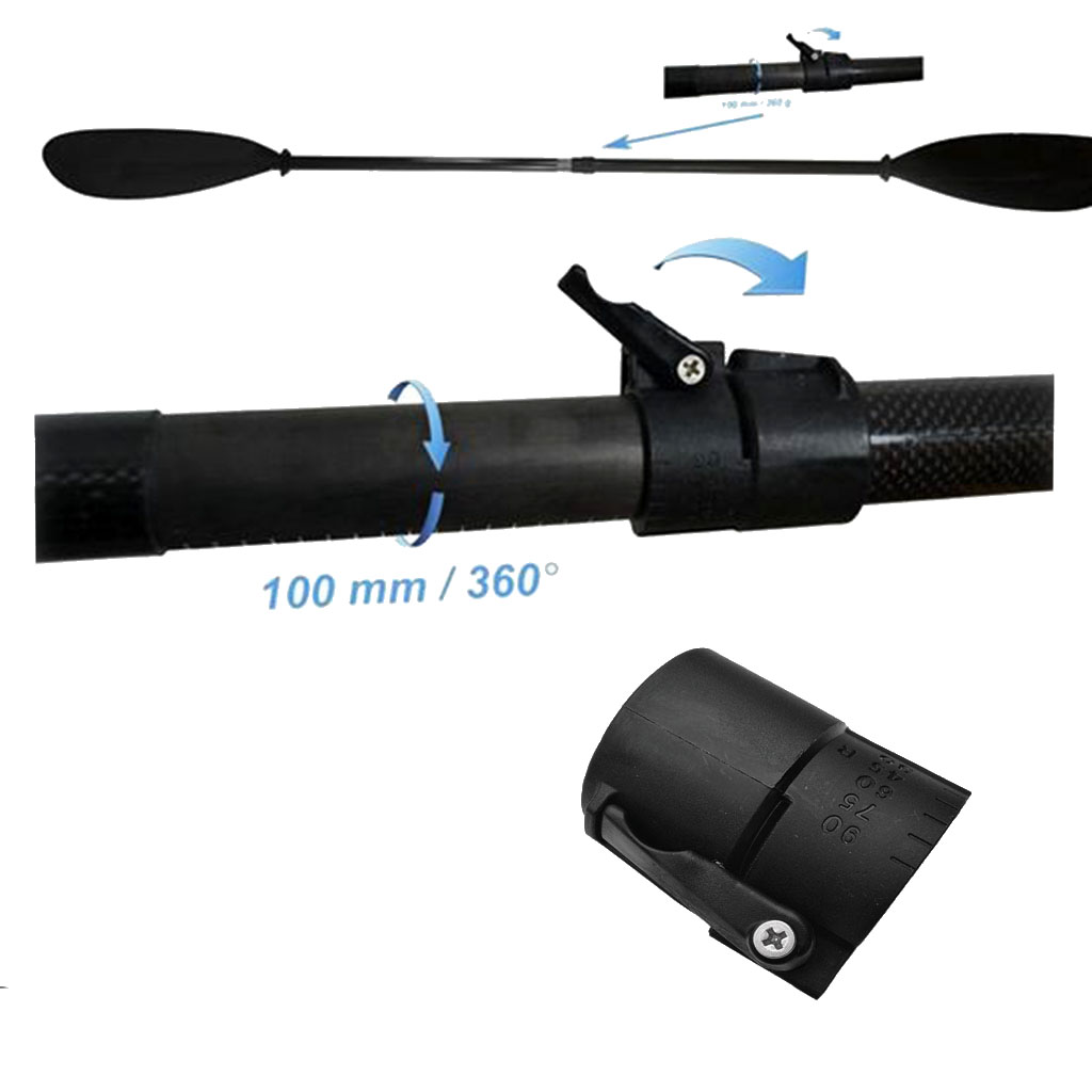 カヤックカヌーパドル調整フェルールロックギア炭素カヤックパド - Kayak Paddle Carbon のレビューと価格