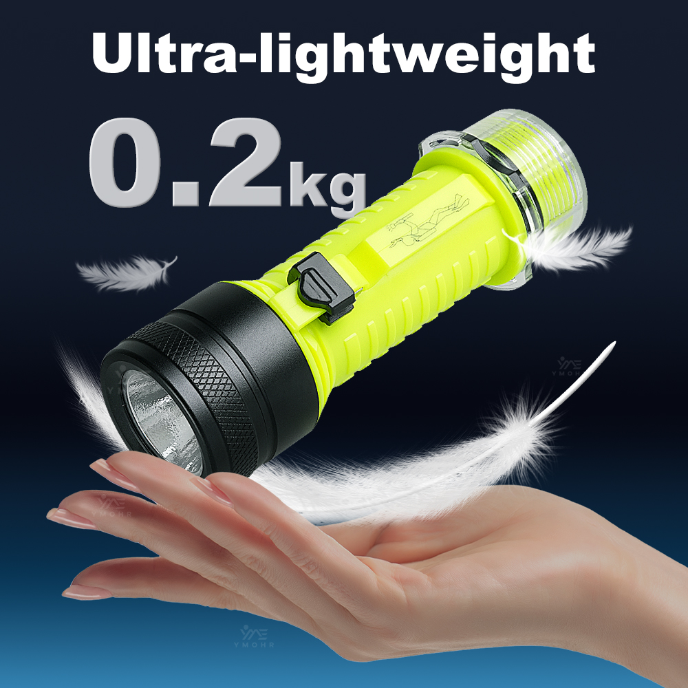 新しいポータブルプロフェッショナル LED ダイビング懐中電 - Underwater Flashlight のレビューと価格