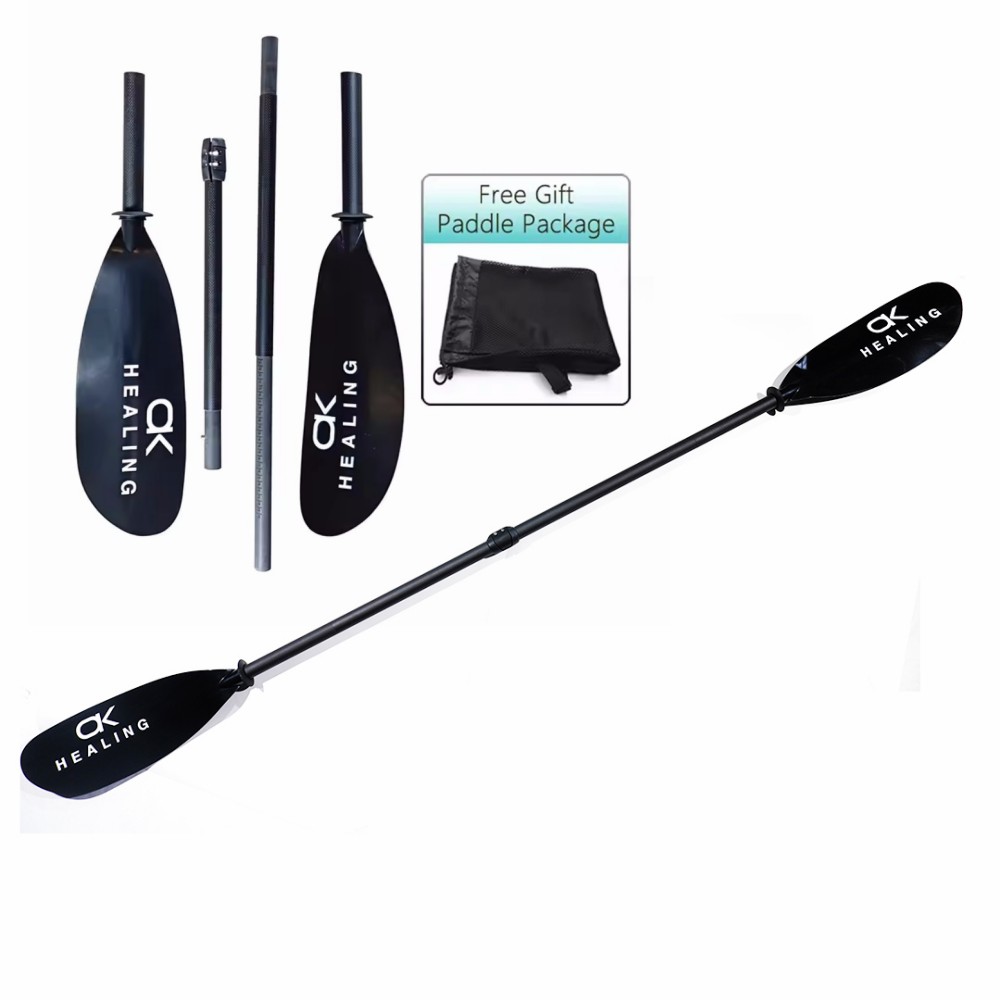 ストック4セクションブラックカーボン3KマットPVCカヤック - Kayak Paddle Carbon のレビューと価格