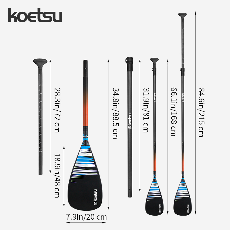 KOETSU カーボンファイバーパドル SUP インフレータ - Kayak Paddle Carbon のレビューと価格
